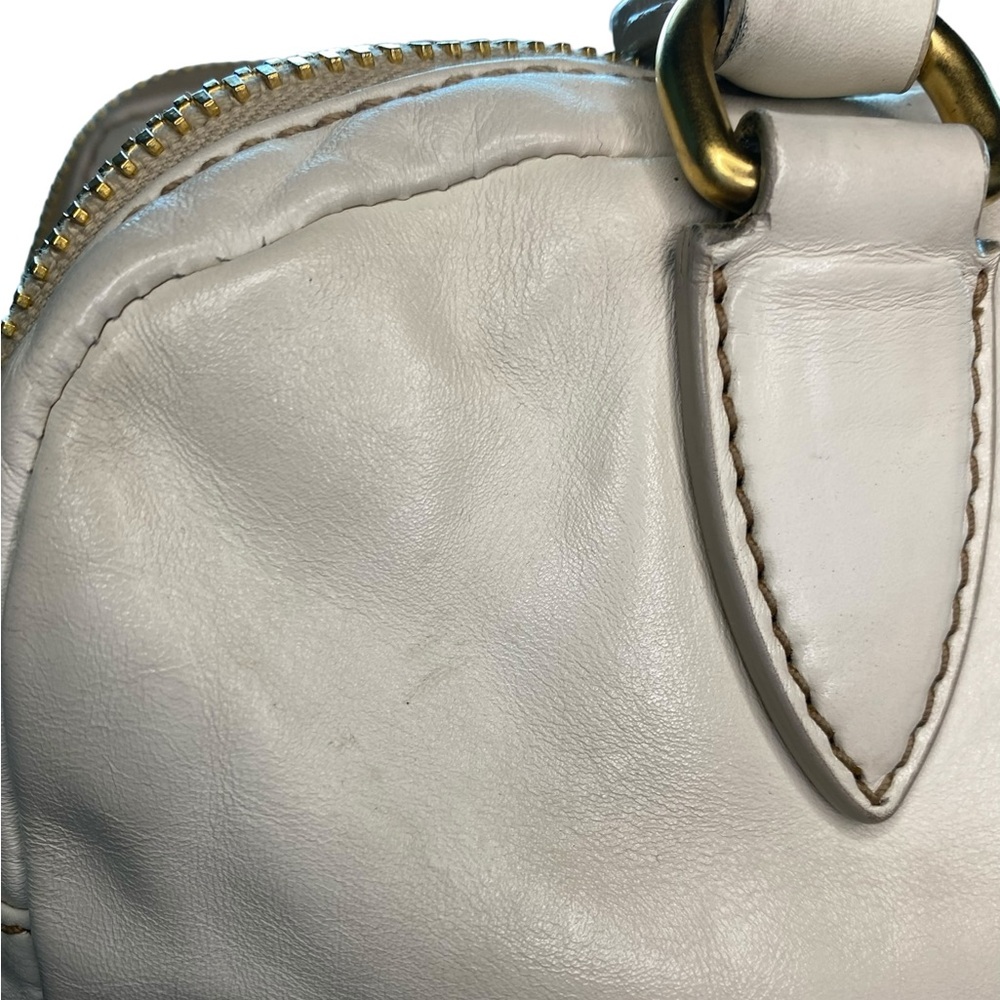 Rare Pre-Owned Authentic Miu Miu Ivory Off-White … - image 6